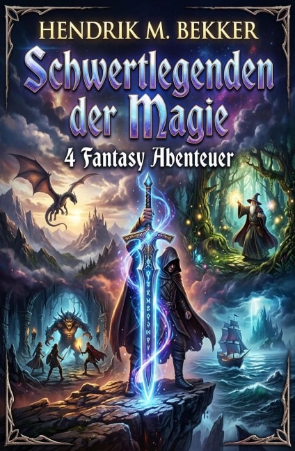 Schwertlegenden der Magie: 4 Fantasy Abenteuer - Hendrik M. Bekker