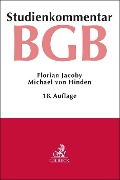 Cover-Bild zum Titel 'Bürgerliches Gesetzbuch' von 'Florian Jacoby, Michael Von Hinden, Jan Kropholler'