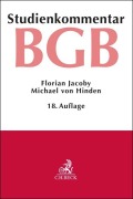 Cover-Bild zum Titel 'Bürgerliches Gesetzbuch' von 'Florian Jacoby, Michael Von Hinden, Jan Kropholler'