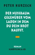 Cover-Bild zum Titel 'Der Nußbaum gegenüber vom Laden, in dem du dein Brot kaufst' von 'Peter Kurzeck'