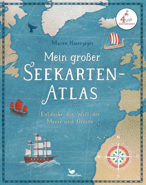 Mein großer Seekarten-Atlas - Entdecke die Welt der Meere und Ozeane - Maren Hasenjäger