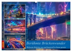 Cover-Bild zum Titel 'Berühmte Brückenwunder (Wandkalender 2026 DIN A2 quer), CALVENDO Monatskalender' von 'Steffen Gierok-Latniak'