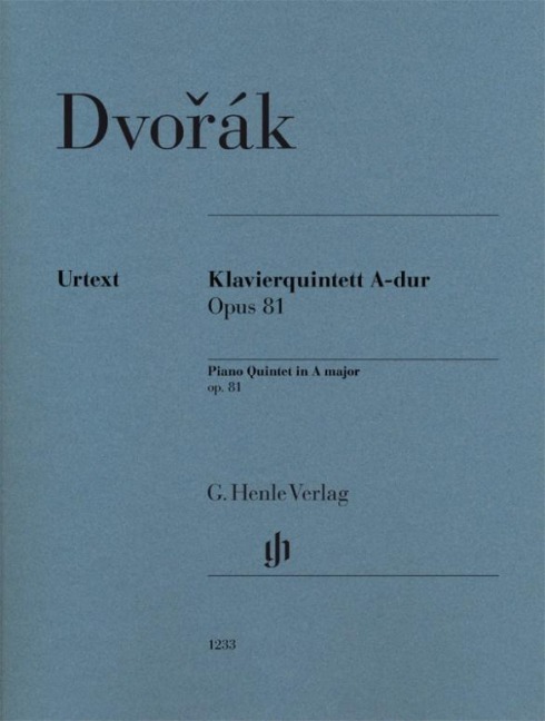 Dvorák, Antonín - Klavierquintett A-dur op. 81 - Antonín Dvorák