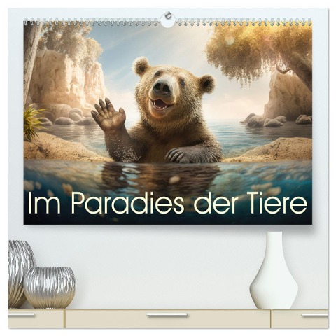 Im Paradies der Tiere (hochwertiger Premium Wandkalender 2025 DIN A2 quer), Kunstdruck in Hochglanz - Daniel Rohr