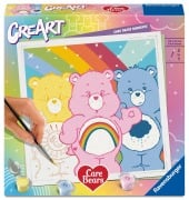 Cover-Bild zum Titel 'CreArt, Malen nach Zahlen Adults Trend Care Bears - Glücksbärchi-Momente' von ''