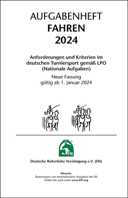 Aufgabenheft - Fahren 2024 - Deutsche Reiterliche Vereinigung E. V. (Fn)