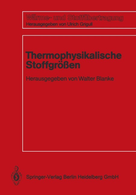 Thermophysikalische Stoffgrößen - 