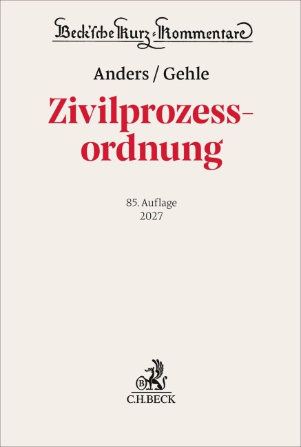 Zivilprozessordnung. ZPO - 
