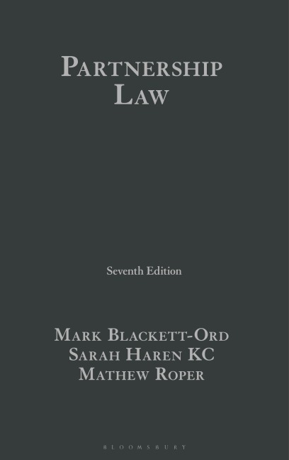 Partnership Law - Mark Blackett-Ord, Sarah Haren Kc, Mathew Roper
