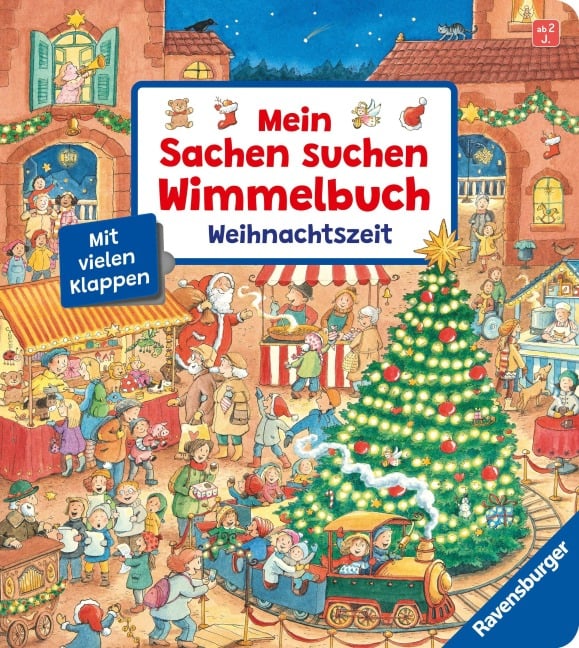 Mein Sachen suchen Wimmelbuch: Weihnachtszeit - Franziska Harvey