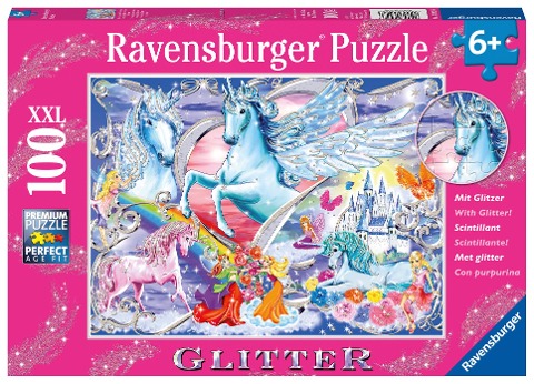 Die schönsten Einhörner. Puzzle 100 Teile XXL - 