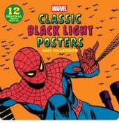 Cover-Bild zum Titel 'Marvel Classic Black Light Posters 2027 Wall Calendar: 12 Original Images from 1' von 'Marvel Entertainment'