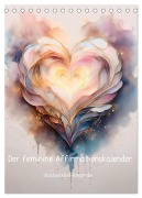 Cover-Bild zum Titel 'Der feminine Affirmationskalender (Tischkalender 2026 DIN A5 hoch), CALVENDO Monatskalender' von 'Drachenkind-Fotografie Drachenkind-Fotografie'