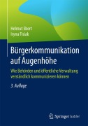 Cover-Bild zum Titel 'Bürgerkommunikation auf Augenhöhe' von 'Iryna Fisiak, Helmut Ebert'