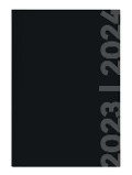 Collegetimer Black Label 2023/2024 - Schüler-Kalender A6 (10x15 cm) - schwarz - Day By Day - 352 Seiten - Terminplaner - Notizbuch - Alpha Edition - 