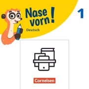 Cover-Bild zum Titel 'Nase vorn! 1. Schuljahr - Basiskompetenzen Deutsch Erstlesen- Lesetraining mit Partnerlesen und Lese-Mal-Übungen - 2 Übungshefte im Paket mit Lösungen' von ''