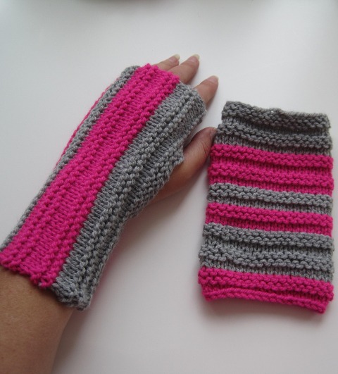 Strickanleitung Pulswärmer 2 in 1 - Kerstin Münchehofe