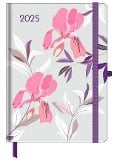 GreenLine Diary Floral 2025 - Buchkalender - Taschenkalender - 16x22 - 