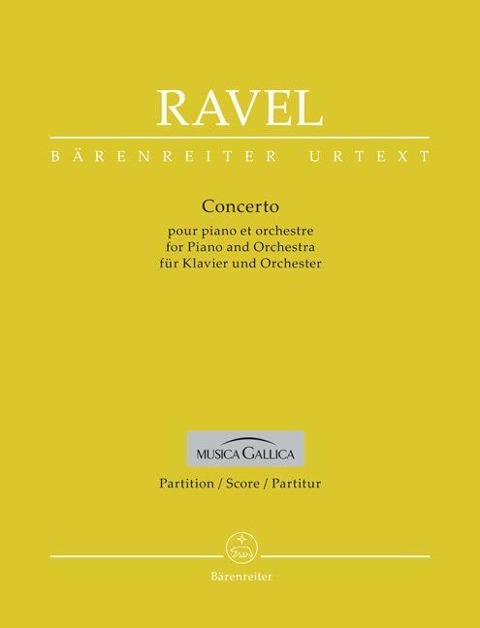 Concerto für Klavier und Orchester G-Dur - Maurice Ravel