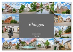 Cover-Bild zum Titel 'Ehingen Impressionen (Tischkalender 2026 DIN A5 quer), CALVENDO Monatskalender' von 'Dirk Meutzner'