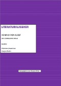 Cover-Bild zum Titel 'Heinrich von Kleist - Der zerbrochne Krug' von 'Heinrich von Kleist (hg. von Redaktion Müller)'