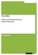 Cover-Bild zum Titel 'Taktik und Taktiktraining im Mannschaftssport' von 'Peter Müller'