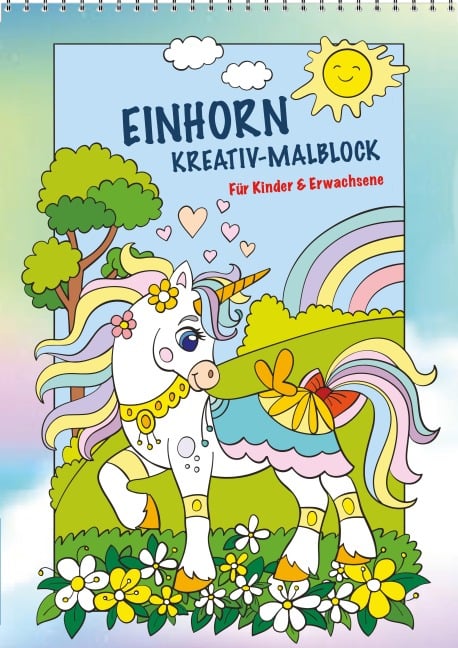 Einhorn Kreativ-Malblock - Carl Gerber