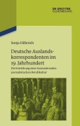 Cover-Bild zum Titel 'Deutsche Auslandskorrespondenten im 19. Jahrhundert' von 'Sonja Hillerich'
