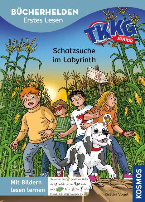 TKKG Junior, Bücherhelden, Erstes Lesen, Schatzsuche im Labyrinth - Kirsten Vogel