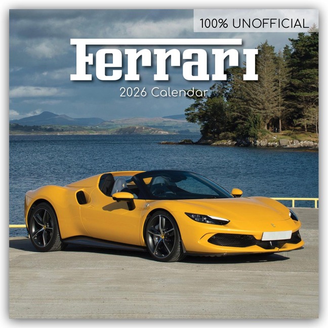 Ferrari 2026 - 16-Monatskalender - Gifted Stationery Co. Ltd
