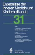 Cover-Bild zum Titel 'Ergebnisse der Inneren Medizin und Kinderheilkunde' von ''