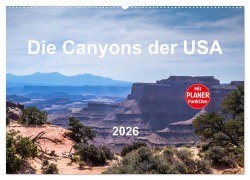 Cover-Bild zum Titel 'Die Canyons der USA (Wandkalender 2026 DIN A2 quer), CALVENDO Monatskalender' von 'MIBfoto Brückmann'