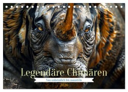 Cover-Bild zum Titel 'Legendäre Chimären - Von unheimlich bis monströs (Tischkalender 2026 DIN A5 quer), CALVENDO Monatskalender' von ''