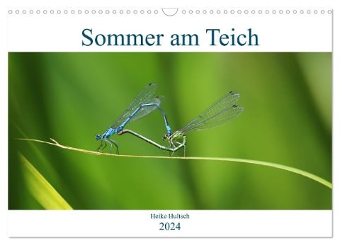 Sommer am Teich (Wandkalender 2024 DIN A3 quer), CALVENDO Monatskalender - Heike Hultsch