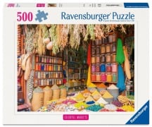 Cover-Bild zum Titel 'Erwachsenenpuzzle 500 Teile - Bunte Gewürze, Marokko' von ''
