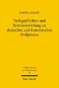 Cover-Bild zum Titel 'Vorlagepflichten und Beweisvereitelung im deutschen und französischen Zivilprozess' von 'Daniel Adloff'