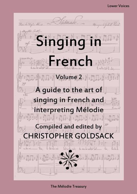 Singing in French, volume 2 - lower voices - Christopher Goldsack