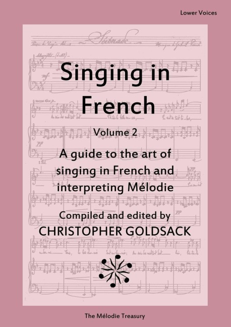 Singing in French, volume 2 - lower voices - Christopher Goldsack