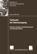 Cover-Bild zum Titel 'Tarifwahl bei Internetzugang' von 'Anja Lambrecht'