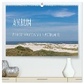 Amrum - Perle im nordfriesischen Wattenmeer (hochwertiger Premium Wandkalender 2024 DIN A2 quer), Kunstdruck in Hochglanz - Sandra Simone Flach