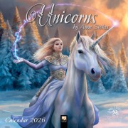 Cover-Bild zum Titel 'Unicorns by Anne Stokes Wall Calendar 2026 (Art Calendar)' von ''