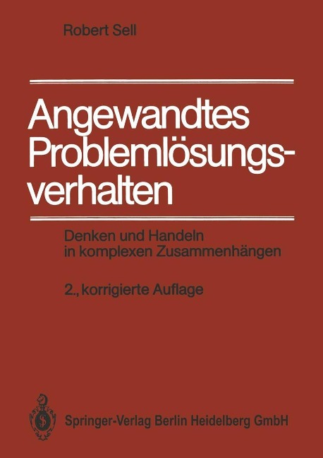 Angewandtes Problemlösungsverhalten - Robert Sell