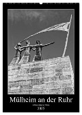 Mülheim an der Ruhr Edition Black & White 2025 (Wandkalender 2025 DIN A2 hoch), CALVENDO Monatskalender - Peter Hebgen