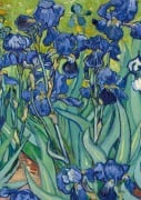 Cover-Bild zum Titel 'Notizbuch A5 blanko Hardcover - 100 Seiten - Motiv Schwertlilien (Irises) Vincent van Gogh - 90g/m² - FSC Papier' von 'Notizbuch A5, Notebook A5'