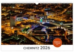 Cover-Bild zum Titel 'Kalender Chemnitz 2026' von 'Peter Schubert'