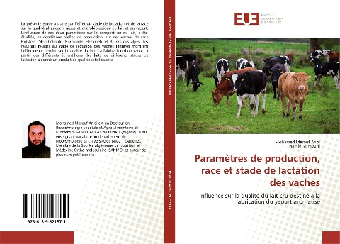 Paramètres de production, race et stade de lactation des vaches - Mohamed Marouf Aribi, Hamid Mimouni
