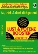 Cover-Bild zum Titel 'LUST & POTENZ-BOOSTER - Iss, trink & denk dich potent' von 'K. T. N. Len'ssi'