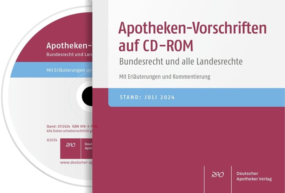 Apotheken-Vorschriften auf CD-ROM V2/2025 - 