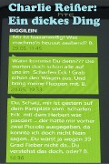 Cover-Bild zum Titel 'Ein dickes Ding' von 'Charlie Reißer'