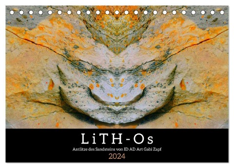 LiTH-Os Antlitze des Sandsteins von ID AD Art Gabi Zapf (Tischkalender 2024 DIN A5 quer), CALVENDO Monatskalender - Id AD Art Gabi Zapf